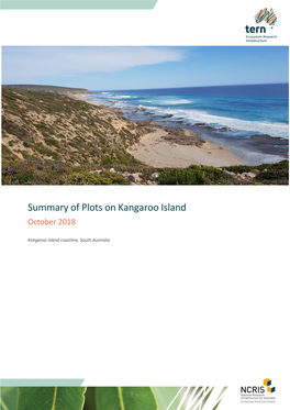 Summary of Plots on Kangaroo Island October 2018