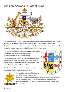 The Commonwealth Coat of Arms