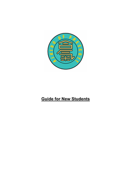 Guide for New Students