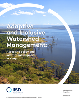 Adaptive and Inclusive Watershed Management: Assessing Policy and Institutional Support in Kenya