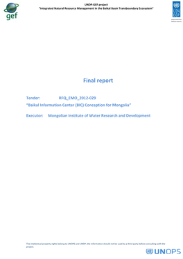 Download the Mongolian Final Report