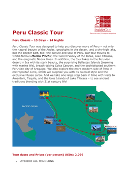 Peru Classic Tour