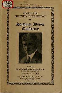 Minutes of the ... Session of the Southern Illinois Conference of The