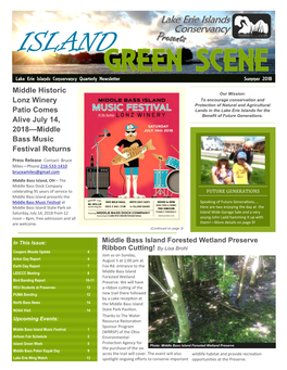 Summer 2018 LEIC Newsletter