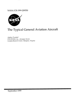The Typical General Aviation Aircraft