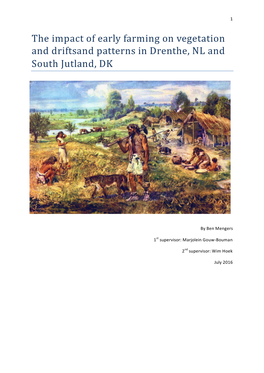 The Impact of Early Farming on Vegetation and Driftsand Patterns in Drenthe, NL and South Jutland, DK