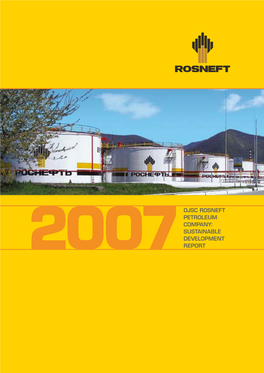 Ojsc Rosneft Petroleum Company: Sustainable