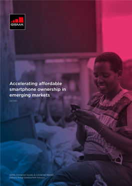 Accelerating Affordable Smartphone Ownership in Emerging Markets