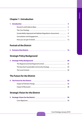 Core Strategy Options Report for Consultation