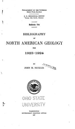 North American Geology