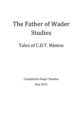 Grandfather of Wader Studies