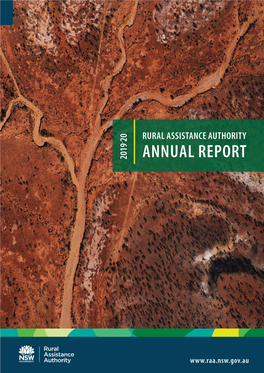 Rural Assistance Authority Annual Report 2019-20