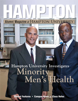 Hampton University Investigates Minority Men’S Health
