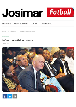 Infantino's African Mess