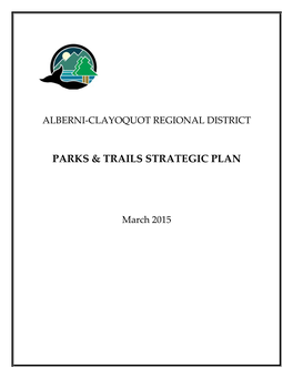 March 2015 ACRD Parks & Trails Strategic Plan
