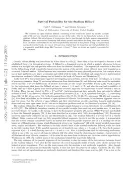 Arxiv:0812.3095V2 [Nlin.CD] 11 Sep 2009 That the System Remains Completely Chaotic No Matter How Short Its Parallel Segments Are