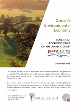 Dorset's Environmental Economy