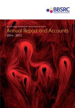 BBSRC Annual Report and Accounts 2014-2015