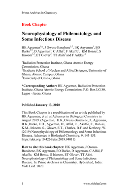 Neurophysiology of Philematology and Some Infectious Disease