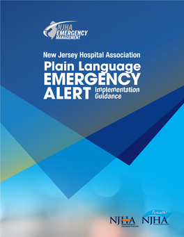 EMERGENCY Implementation ALERT Guidance Introduction