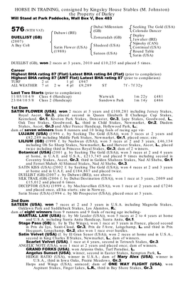 MARE, Consigned by Yorton Farm