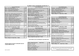 The HENLEY College OXFORDSHIRE COACHES 2016-17