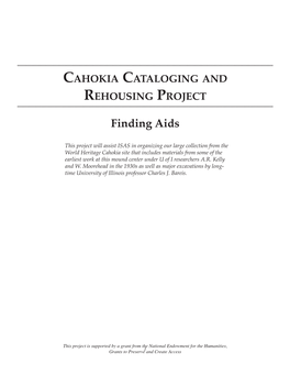 Cahokia Finding