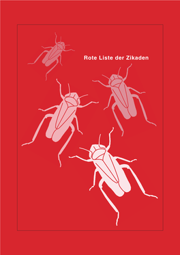 Rote Liste Der Zikaden