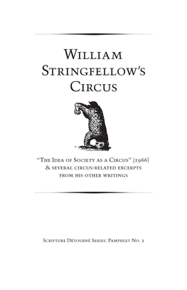 William Stringfellow's Circus