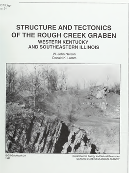 Structure and Tectonics of the Rough Creek Graben Western Kentucky and Southeastern Illinois