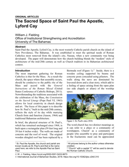 The Sacred Space of Saint Paul the Apostle, Lyford Cay