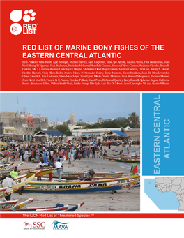 Red List of Marine Bony Fishes of the Eastern Central Atlantic