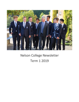 Nelson College Newsletter Term 1 2019