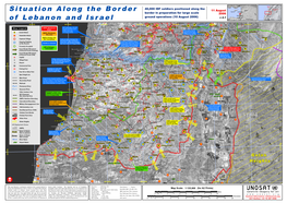 Situation Along the Border of Lebanon and Israel