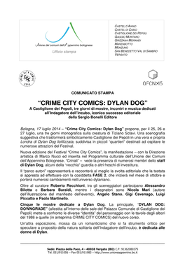 “Crime City Comics: Dylan Dog”