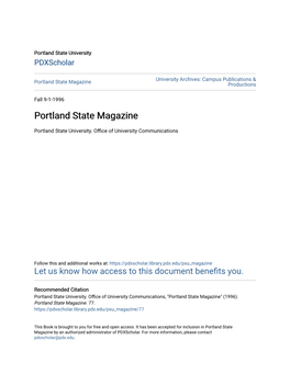 Portland State Magazine Productions