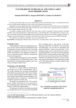 Vulnerability of Beloslav and Varna Lakes to Eutrophication