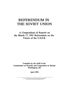 Referendum in the Soviet Union