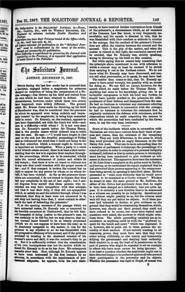 The Solicitors' Journal & Reporter 1867-12-21: Vol 12
