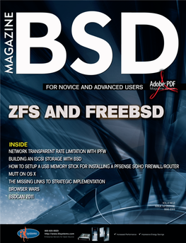 ZFS and Freebsd