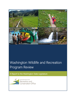 Washington Wildlife and Recreation Program Review