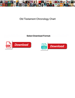 Old Testament Chronology Chart