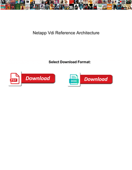 Netapp Vdi Reference Architecture