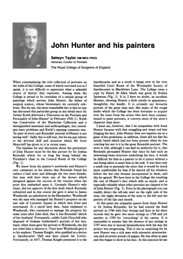 John Hunter and His Painters