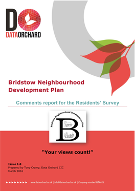 Bridstow Neighbourhood Development Plan