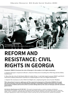 Reform and Resistance: Civil Rights in Georgia