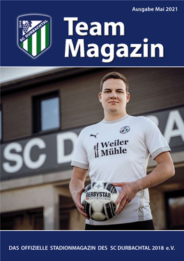 DAS OFFIZIELLE STADIONMAGAZIN DES SC DURBACHTAL 2018 E. V