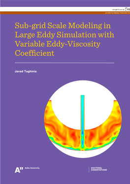 Sub-Grid Scale Modeling in Large Eddy Simulation with Variable Eddy- Viscosity Coefﬁcient