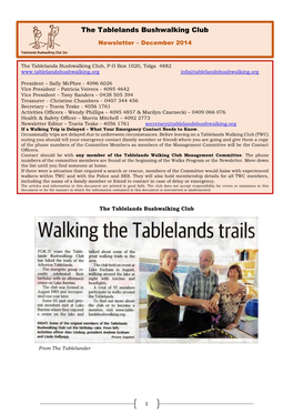 The Tablelands Bushwalking Club