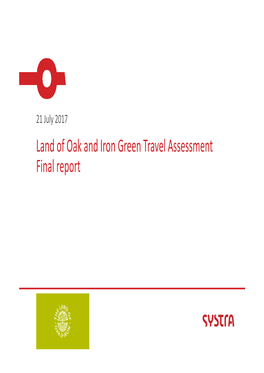 Land of Oak and Iron Green Travel Assessment Final Report 1